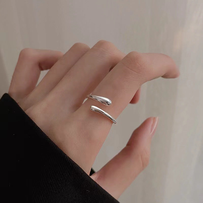 Stylish And Simple Personality Hug Female Open Ring