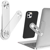 Laptop Side Mount Phone & Tablet Holder – Adjustable Multifunctional Screen Support Bracket for Dual Display Setup