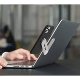 Laptop Side Mount Phone & Tablet Holder – Adjustable Multifunctional Screen Support Bracket for Dual Display Setup