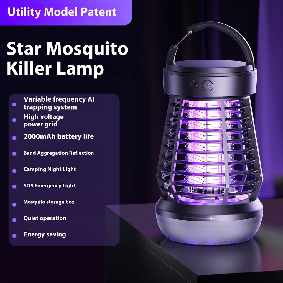 2in1 Mosquito Killer Lamp  USB Rechargeable