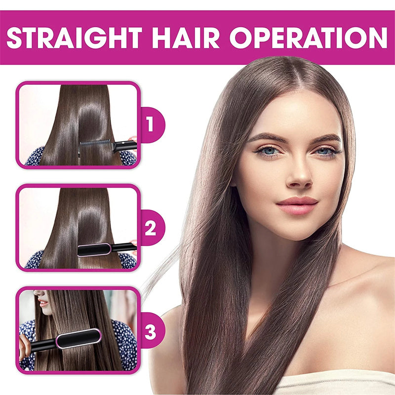 New 2 In 1 Hair Straightener comb