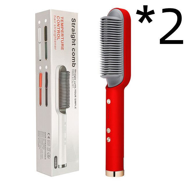 New 2 In 1 Hair Straightener comb