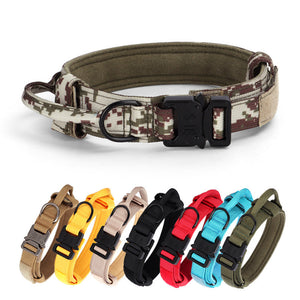 Tactical Dogs Collar Traction Rope