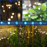 6/8/10 LED Solar Powered Garden Lights Firefly Lights Outdoor Waterproof