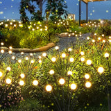 6/8/10 LED Solar Powered Garden Lights Firefly Lights Outdoor Waterproof