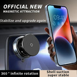 Magnetic Vaccum Car Phone Holder