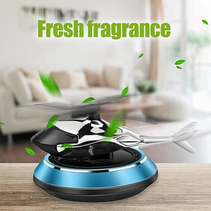 Solar Powered Helicopter Car Air Freshener
